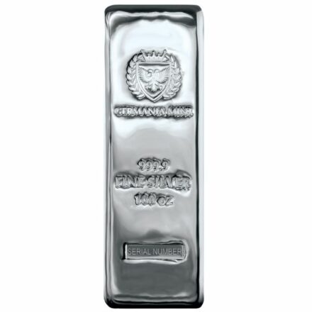 Germania Mint 100 oz Silver Bar