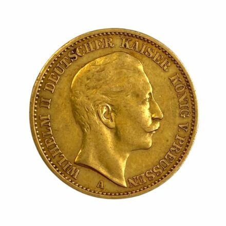 Germany Prussia 20 Mark Gold Coin