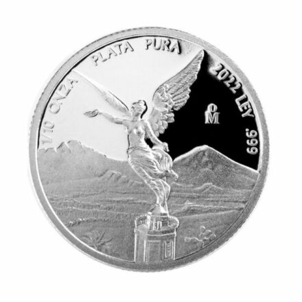 2022 1/10 oz Proof Mexican Silver Libertad Coin