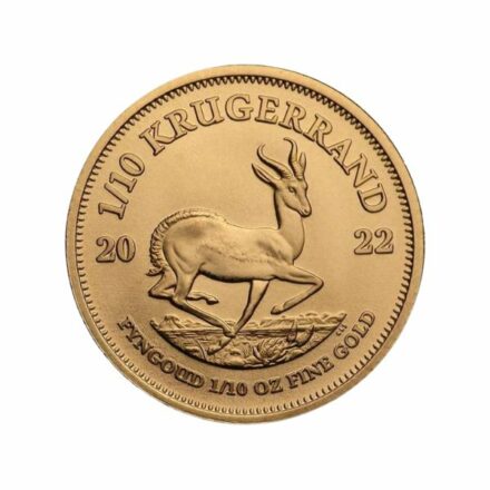 2022 110 oz South African Gold Krugerrand Coin Reverse