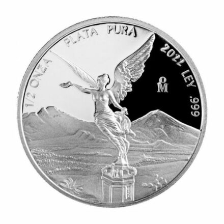 2022 1/2 oz Proof Mexican Silver Libertad Coin