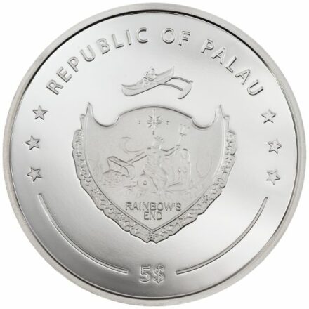 2022 1 oz ColorEYEzed Ocean Blue Silver Coin