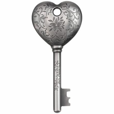 2022 1 oz Key To My Heart Antiqued Silver Coin