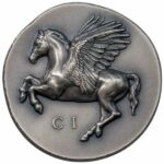 2022 1 oz Pegasos Numismatic Icon Silver Coin Reverse