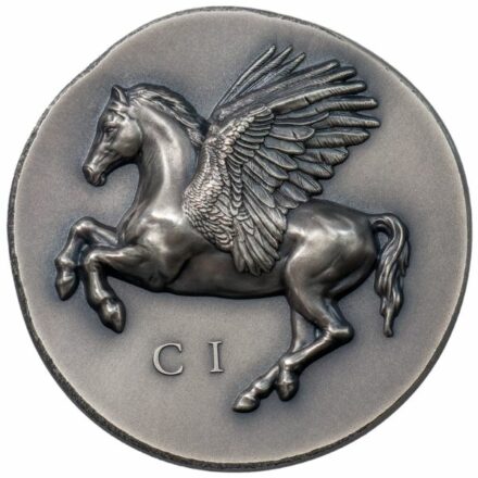 2022 1 oz Pegasos Numismatic Icon Silver Coin Reverse