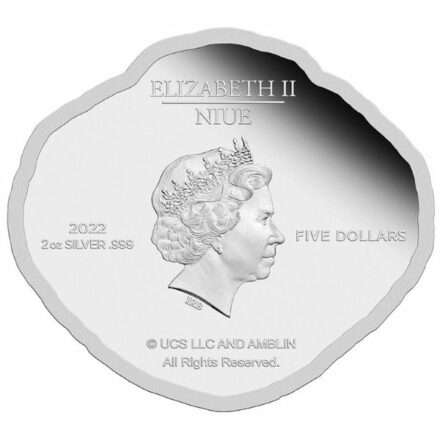 2022 2 oz Niue ET 40th Anniversary Silver Coin