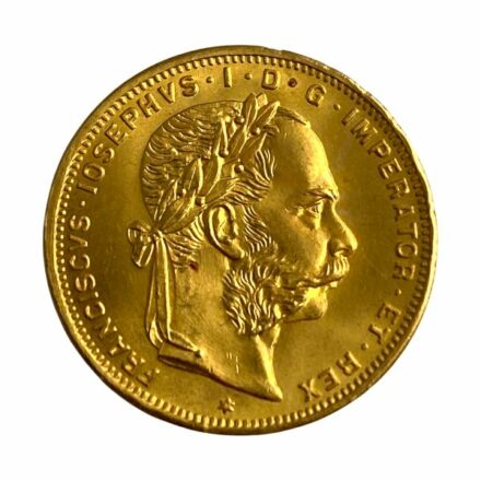 Austrian 8 Florin Gold Coin