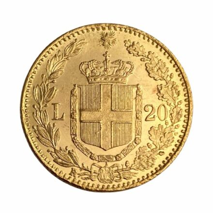 Italian 20 Lira Gold Coin