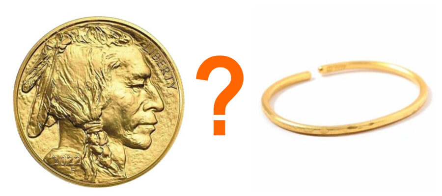 Should I Invest in Gold Bullion or Gold Jewelry