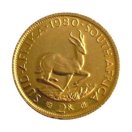 South African 2 Rand Gold Coin Reverse