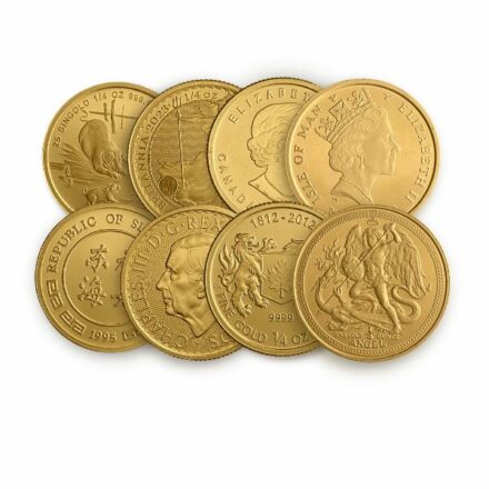 1/4 oz Gold Coin – Any Mint, Off Quality