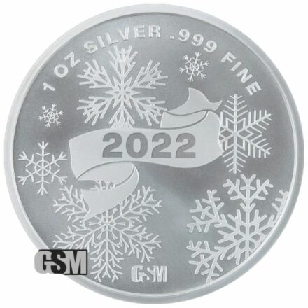 2022 Santa 1 oz Silver Round