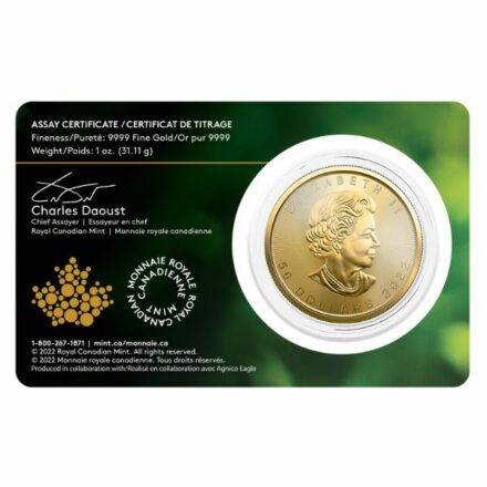 2022 Single-Sourced Mine Canadian Gold Maple