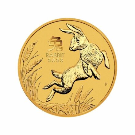 2023 Australian 110 oz Gold Lunar Rabbit Reverse