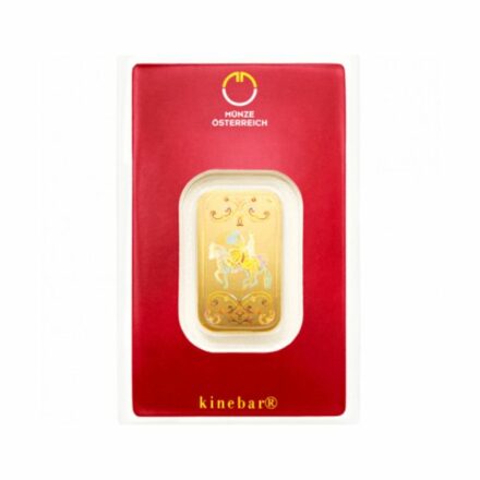 Austrian Mint Kinebar 10 gram Gold Bar Blister pack