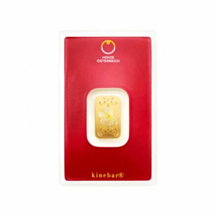 Austrian Mint Kinebar 5 gram Gold Bar
