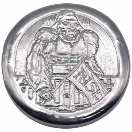 RiseEnd The Fed 10 oz Cast Silver Round