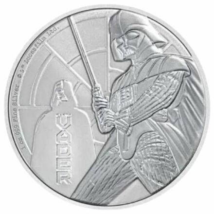 2022 1 oz Niue Star Wars Darth Vader Silver Coin Reverse