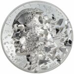 2022 3 oz Cook Islands Silver Burst Coin Reverse