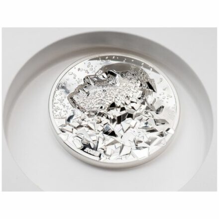 2022 3 oz Cook Islands Silver Burst Coin