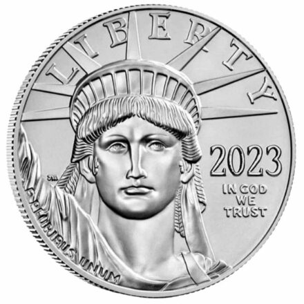 2023 1 oz American Platinum Eagle Coin Obverse