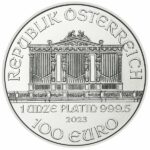 2023 1 oz Austria Platinum Philharmonic Coin Obverse