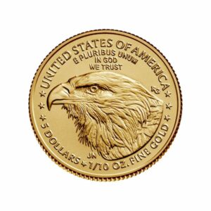 2023 1/10 oz American Gold Eagle Coin Reverse