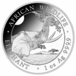 2023 Somalia 1 oz Silver Elephant Coin Reverse