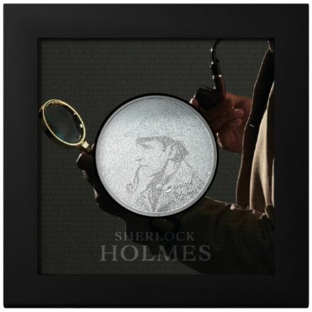 2023 Typefaces - Sherlock Holmes 1 oz Silver Coin