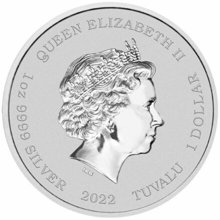 2022 1 oz Tuvalu Silver "The Phantom" Coin