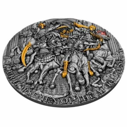 2022 5 oz Niue Four Horsemen Silver Coin