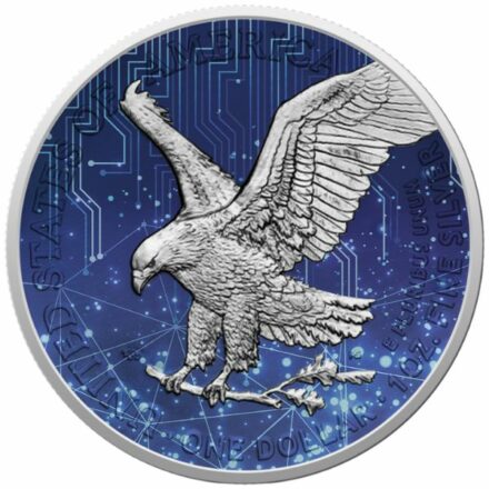 2022 American Silver Eagle Artificial Intelligence Reverse