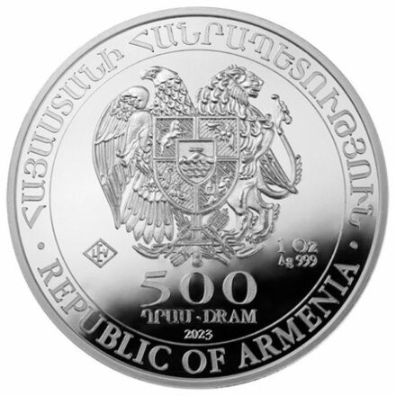 2023 1 oz Armenia Noah's Ark Silver Coin
