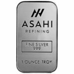 Asahi 1 oz Silver Bar Front