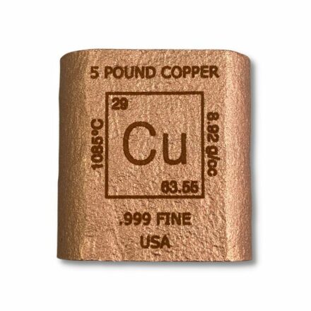 Element 5 Pound Cast Copper Bar