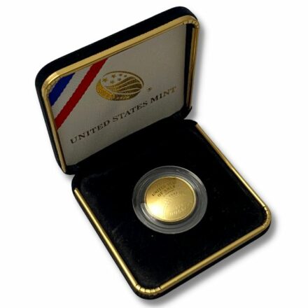 2014-W $5 Baseball Hall of Fame Gold Coin - BU