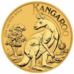 2023 1 oz Australian Gold Kangaroo Coin Reverse