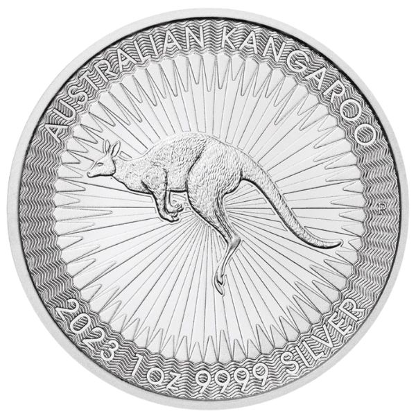 2023 1 oz Australian Silver Kangaroo Coin Reverse