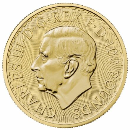 2023 British 1 oz Gold Britannia Coin - King Type