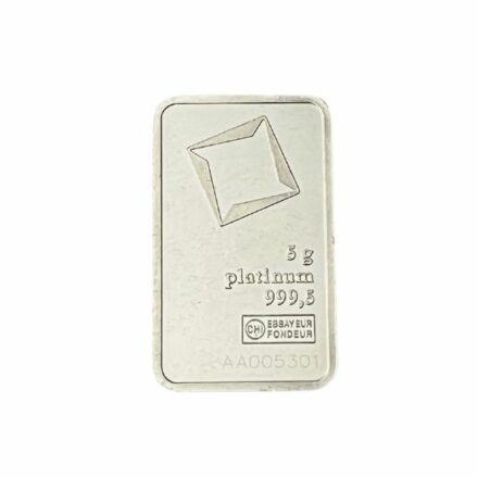5 Gram Platinum Bar - Any Mint, Any Condition