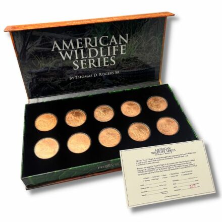 10 Piece American Wildlife Copper - Signed in Box