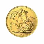 1911-C Canadian Gold Sovereign Coin