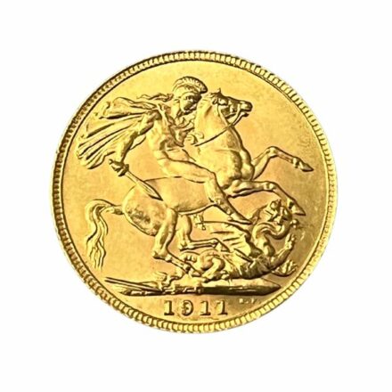 1911-C Canadian Gold Sovereign Coin
