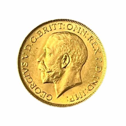 1911-C Canadian Gold Sovereign Coin Reverse