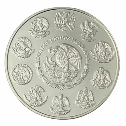 2013 1 oz Mexican Silver Libertad Coin Reverse