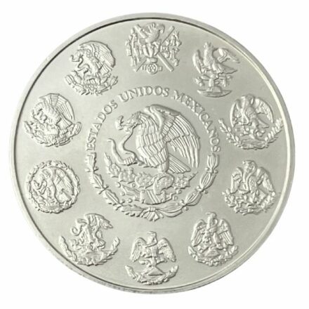 2016 1 oz Mexican Silver Libertad Coin Reverse