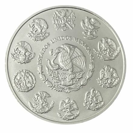 2019 1 oz Mexican Silver Libertad Coin Reverse