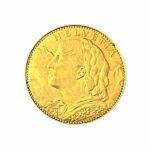 Swiss 10 Franc Gold Coin - Helvetia