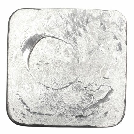 GPM Hammered 10 oz Silver Square Bar Back