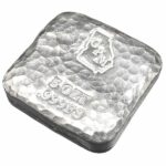 GPM Hammered 5 oz Silver Square Bar Angle